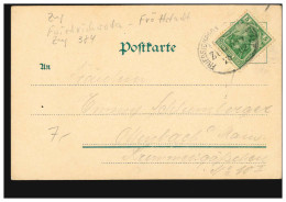 Bahnpost FRIEDRICHRODA-FRÖTTSTEDT ZUG 384 - 25.7.1902 Auf AK Thorstein - Otros & Sin Clasificación