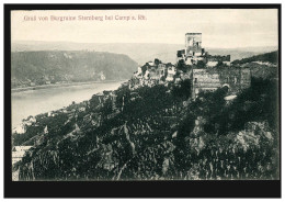 AK Gruß Von Burgruine Stermberg Bei Camp Am Rhein, Verlag H. Groß, CAMP 6.9.1909 - Autres & Non Classés