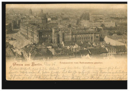 AK Berlin: Totalansicht Vom Rathausturm Gesehen, BERLIN C. 2 De 6.10.1901 - Other & Unclassified