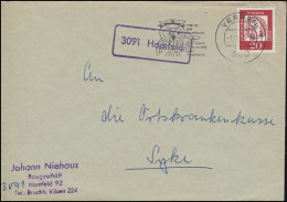 Landpost-Stempel 3091 Homfeld Auf Brief VERDEN 1.10.1963 - Autres & Non Classés