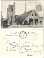 77 - EGREVILLE - L'Eglise Et Halle - Autres & Non Classés