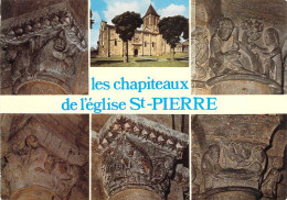 79 - Melle - Les Chapiteaux De L'église Saint Pierre - Multivues - Melle