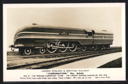 Pc London Midland & Scottish Railway Coronation No. 6220, Englische Eisenbahn  - Treinen