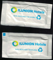 Espagne Sachet Sucre Sugar Bag Ilunion Hotels Papel Reciclado Y Reciclable - Sugars