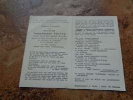 Doodsprentje/Bidprentje   France-Elisabeth BOIRRE   Blois (Fr) 1901-1978 Poperinge (Wwe Maurice TECHEL) - Religion & Esotericism