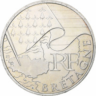 France, 10 Euro, Bretagne, 2010, MDP, Argent, SPL - Frankreich