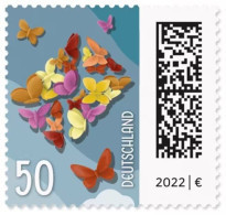 Germany 2022 Butterflies Letter 0,50 MNH Regular Stamp - Nuevos