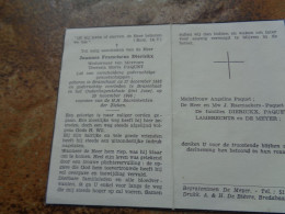 Doodsprentje/Bidprentje  Joannes Franciscus Dierickx   Brasschaat 1883-1966  (Wdr Theresia Maria PAQUET) - Religion &  Esoterik