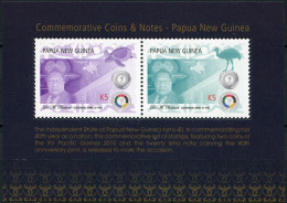 PAPUA NEW GUINEA - 2016 - S/S MNH ** - Commemorative Coins And Notes PNG - Papua New Guinea