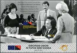 PAPUA NEW GUINEA - 2018 - S/S MNH ** - Partnership With Europe - Papua New Guinea