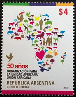 Argentina 2013 African Union Association, Animals MNH Stamp - Unused Stamps