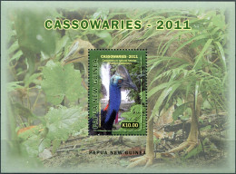 PAPUA NEW GUINEA - 2011 - S/S MNH ** - Southern Cassowary (Casuarius Casuarius) - Papua New Guinea