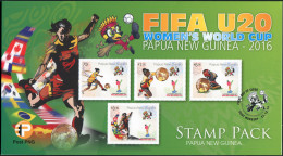 PAPUA NEW GUINEA - 2016 -  STAMPPACK MNH ** - U20 Women's Football World Cup - Papua New Guinea