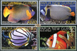 PAPUA NEW GUINEA - 2012 - SET OF 4 STAMPS MNH ** - Reef Fish - Papua New Guinea
