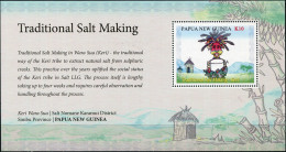 PAPUA NEW GUINEA - 2016 - SOUVENIR SHEET MNH ** - Traditional Salt Making - Papua New Guinea