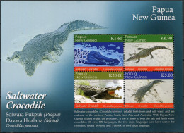 PAPUA NEW GUINEA - 2020 - MINIATURE SHEET MNH ** - Saltwater Crocodile - Papua New Guinea