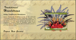 PAPUA NEW GUINEA - 2015 - SOUVENIR SHEET MNH ** - Traditional Headdress - Papua New Guinea