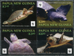 PAPUA NEW GUINEA - 2016 - BLOCK OF 4 STAMPS MNH ** - Pig-nosed Turtle - Papouasie-Nouvelle-Guinée