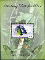 PAPUA NEW GUINEA - 2011 - S/S MNH ** - Birdwing Butterfly - Queen Alexandra - Papouasie-Nouvelle-Guinée