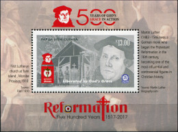 PAPUA NEW GUINEA - 2017 - S/S MNH ** - 500th Anniversary Of The Reformation - Papua-Neuguinea