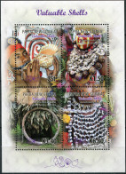 PAPUA NEW GUINEA - 2017 - MINIATURE SHEET MNH ** - Valuable Shells - Papoea-Nieuw-Guinea