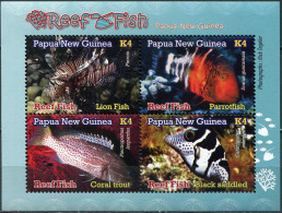 PAPUA NEW GUINEA - 2019 - SOUVENIR SHEET MNH ** - Reef Fish (2019) - Papouasie-Nouvelle-Guinée