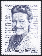 FRANCE 2021 - SIMONE DE BEAUVOIR - YT 5474 Neuf ** - Unused Stamps