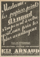 ARNAUD Collections - Pubblicità 1929 - Advertising - Advertising