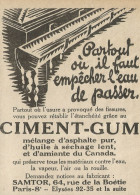 Ciment-Gum - Pubblicità 1929 - Advertising - Advertising