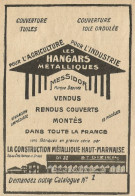 Les Hangars Mètalliques Pour L'Industrie - Pubblicità 1929 - Advertising - Advertising