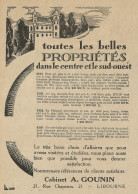 Cabinet A. GOUNIN - Libourne - Pubblicità 1928 - Advertising - Advertising