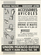 Accessori Avicoli FERTOSAN - Pubblicità 1961 - Advertising - Advertising