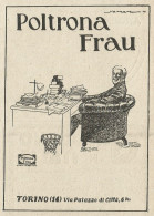 Poltrona FRAU - Torino - Pubblicità 1927 - Advertising - Reclame