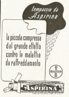 Tempaccio Da ASPIRINA - Pubblicità 1940 - Advertising - Reclame