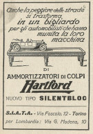 Ammortizzatori Di Colpi HARTFORD - Pubblicità 1927 - Advertising - Reclame