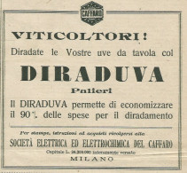 DIRADUVA Palieri - Pubblicità 1938 - Advertising - Werbung