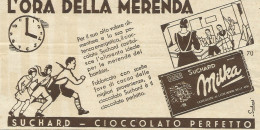 L'ora Della Merenda - Cioccolato SUCHARD - Pubblicità 1935 - Advertising - Werbung