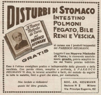 Prodotti Terapeutici Del Parroco HEUMANN - Pubblicità 1939 - Advertising - Werbung