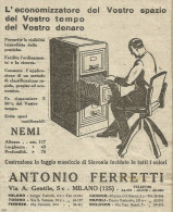 Classificatore Antonio Ferretti - Pubblicità 1932 - Advertising - Publicités