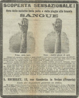 Cura Delle Piaghe Alle Braccia RICHELET - Pubblicità 1910 - Advertising - Publicités