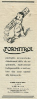 FORMITROL Pastiglie Disinfettanti Vie Respiratorie - Pubblicità 1930 - Adv - Reclame