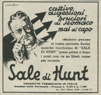 Sale Di HUNT - Pubblicità 1936 - Advertising - Reclame