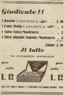 Rasoio Casanova In Elegante Astuccio - Pubblicità 1930 - Advertising - Reclame
