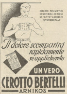 Cerotto BERTELLI - Pubblicità 1936 - Advertising - Reclame