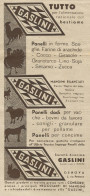 Alimentazione Del Bestiame GASLINI - Pubblicità 1936 - Advertising - Reclame