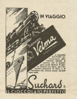 SUCHARD Il Cioccolato Perfetto - Treno - Pubblicità 1935 - Advertising - Publicités