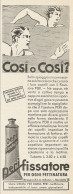 Fissatore Per Ogni Pettinatura PERI - Pubblicità 1937 - Advertising - Publicités