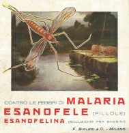 ESANOFELE Contro Le Febbri Di Malaria - Pubblicità 1925 - Advertising - Publicités