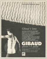 Cintura Elastica GIBAUD - Pubblicità 1967 - Advertising - Pubblicitari