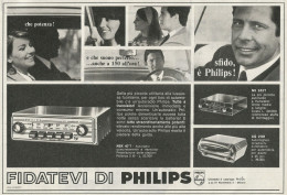 Autoradio PHILIPS - Pubblicità 1967 - Advertising - Publicités